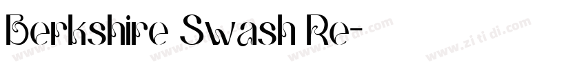 Berkshire Swash Re字体转换